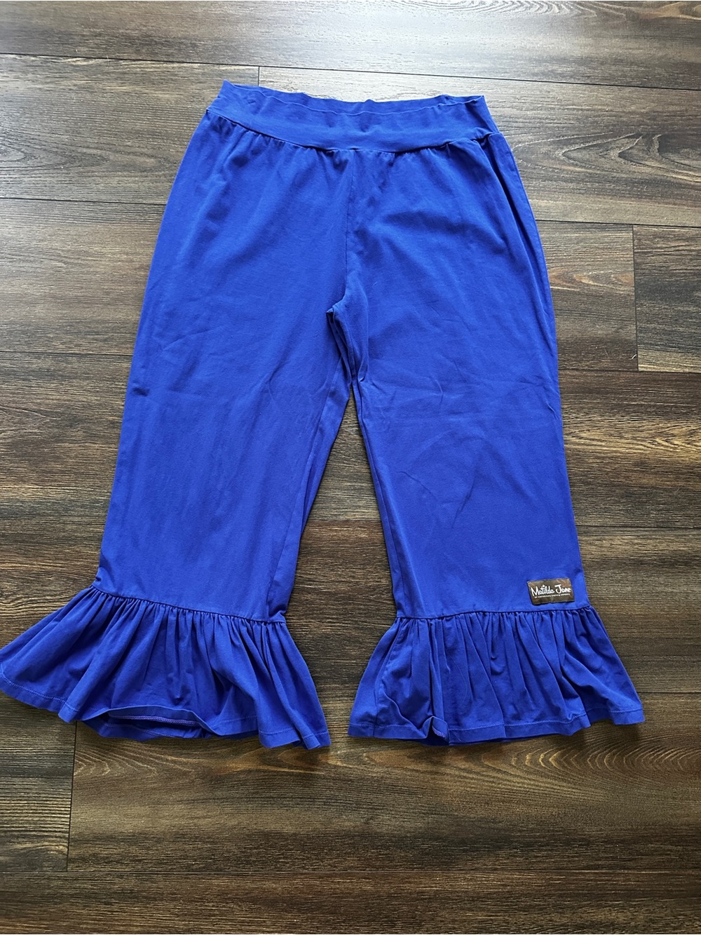 Matilda Jane Royal Blue Ruffle Hem Women’s Pants
